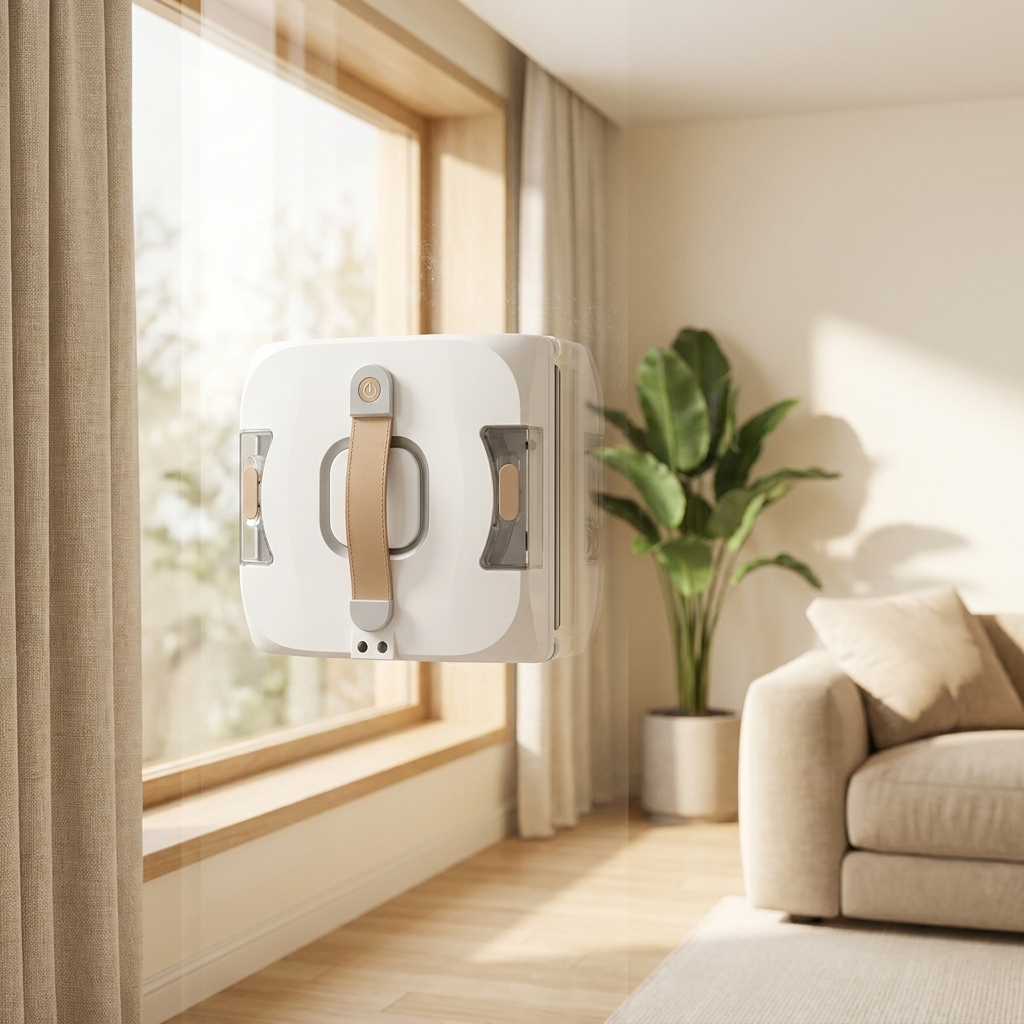 Robot Limpiacristales Automático con Control Móvil