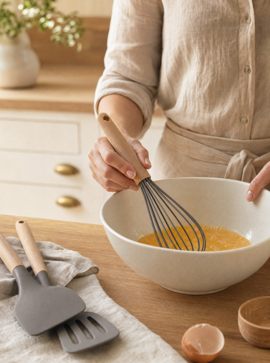 Juego de 19 utensilios de cocina de silicona antiadherente
