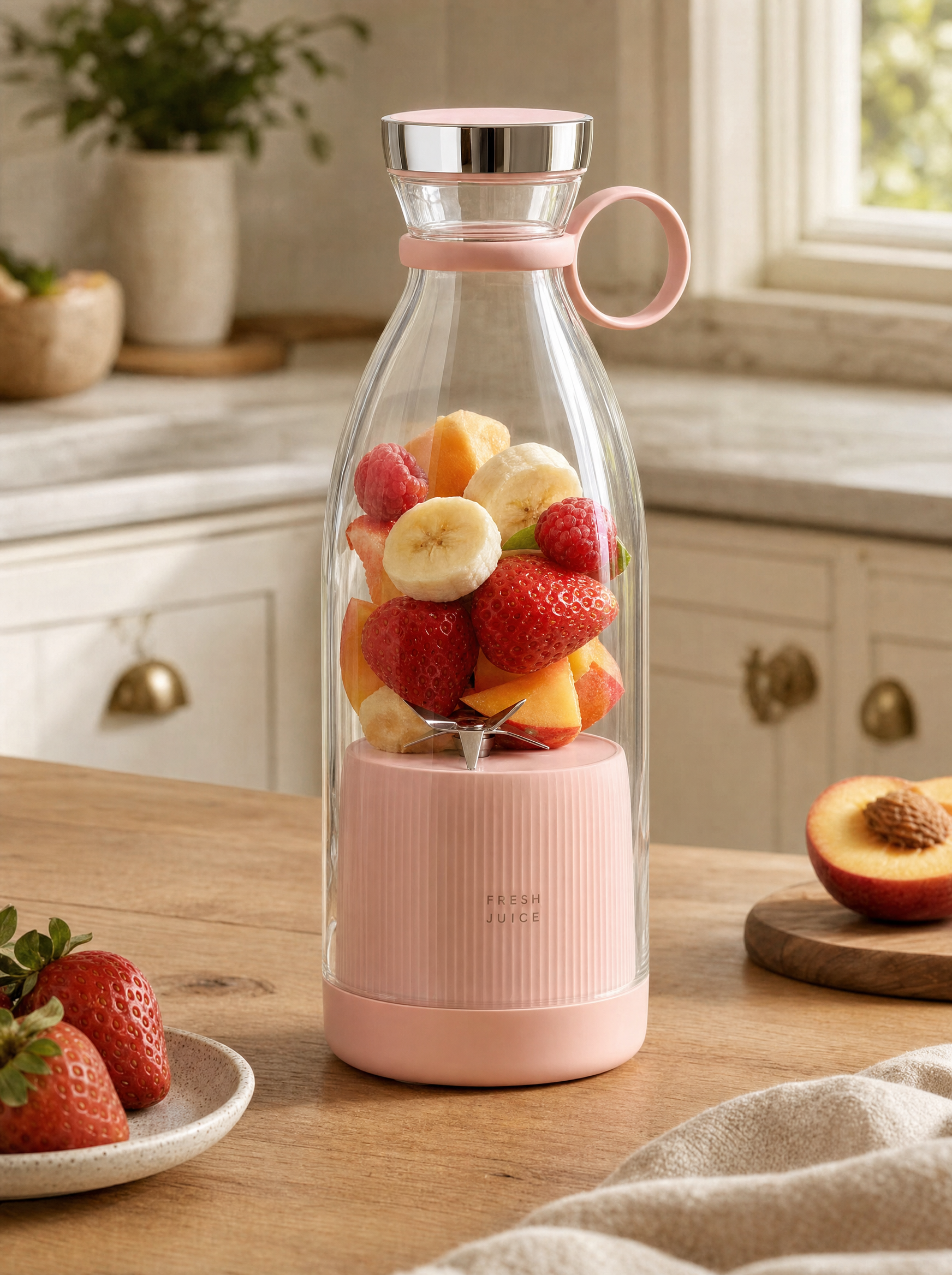 Mini Batidora Portátil USB Recargable 350 ml